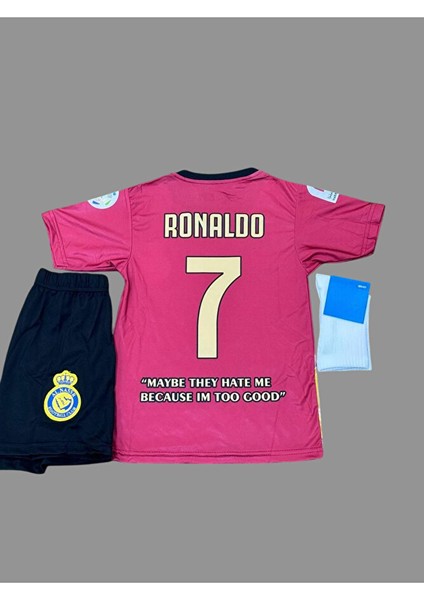 Cr7 Cristiano Ronaldo Özel Tasarım Al'/nassr Ronaldo Resimli Baskılı Çocuk Forması fiyatları