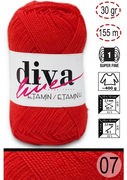 Diva Etamin 07 Elma Şekeri