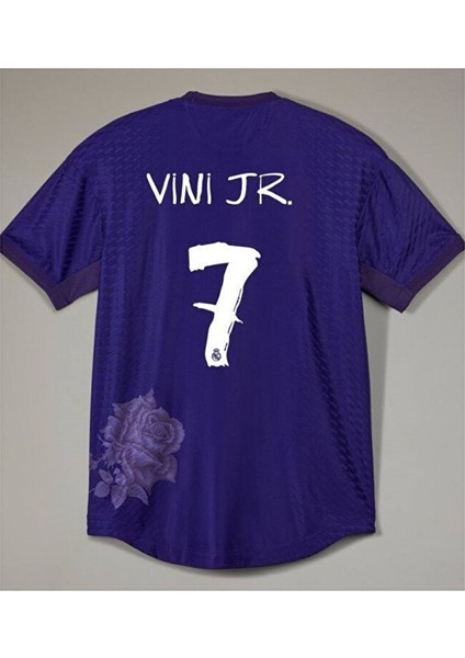 Real Madrid Y-3 2023/24 Yeni Sezon Vini Jr Dördüncü Forması Mor