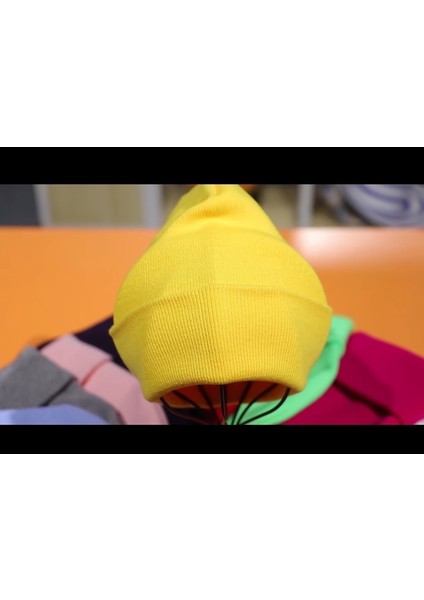 Katlamalı Basic Tiriko Bayan Beresi Sarı Bere fırsatları