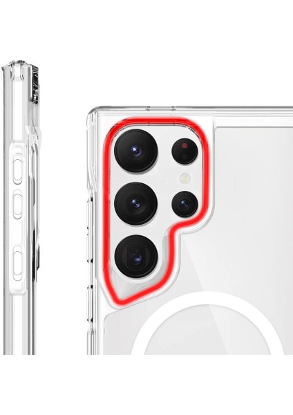 Galaxy S24 Ultra Kılıf Zore M-Safe Şarj Özellikli T-Max M-Safe Kapak fırsatları