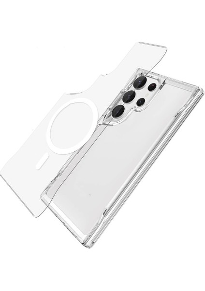 Galaxy S24 Ultra Kılıf Zore M-Safe Şarj Özellikli T-Max M-Safe Kapak indirimleri