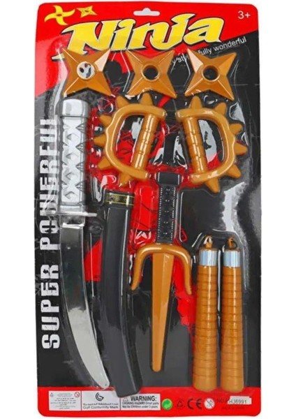 Seçtim Aldım Büyük Ninja Seti HJ6991 9 Parça Kartela 3 fiyatları