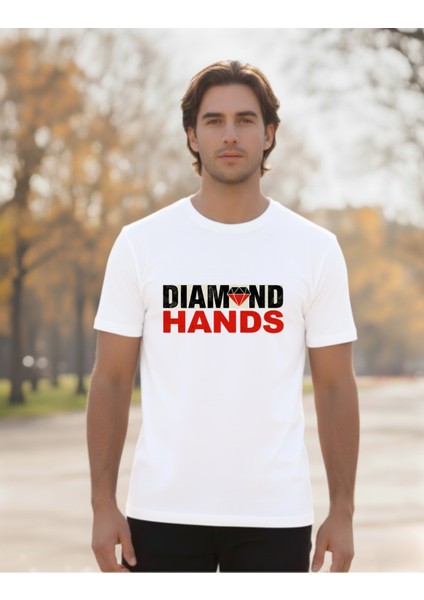 Devısso Traders Diamond Hands - Traders, Borsaci Erkek Beyazt-Shirt fiyatları