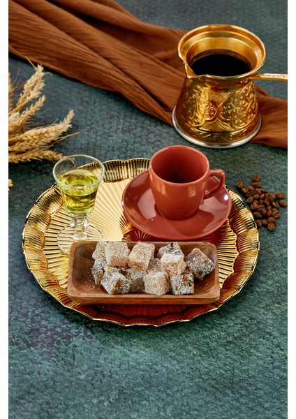 25 cm Altın Tepsi-Parlak Yüzeyli Şık Servis ve Sunum Tepsisi indirimleri