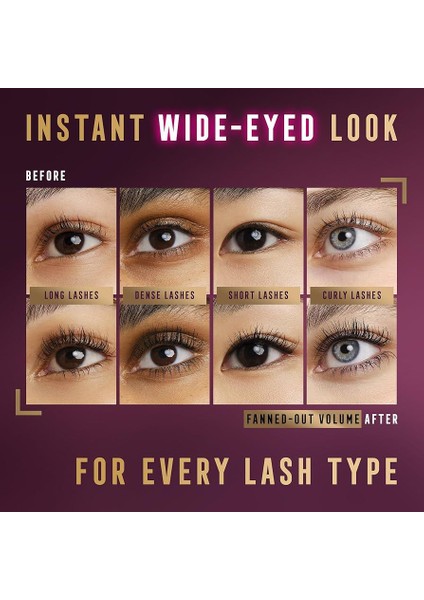 Divine Lashes Mascara Rich Black 001 modelleri