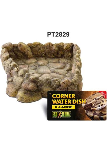 Techmrt Exo Terra Corner Water Dish X-Large