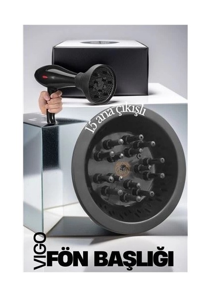 Profesyonel Fön Için Difüzör Vigo Başlık 719410
