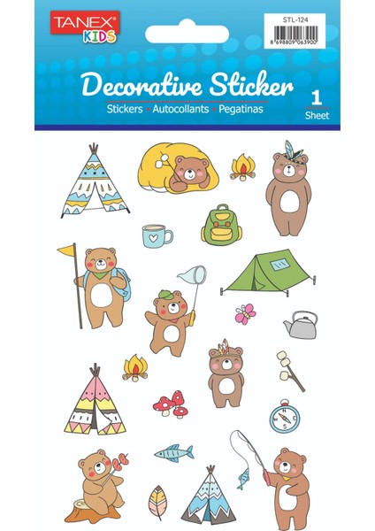 Mutlu Ayı Laklı Etiket STL-124