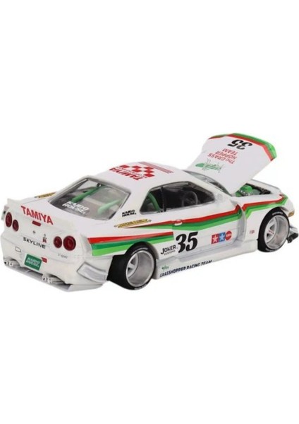 Mını Gt 1:64 Nissan Skyline Gt-R R34 Tamiya x Kaido House The Grasshopper V1 Diecast Model KHMG167 fırsatları