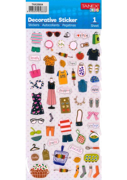 Decoratıve Sticker TNX-25804