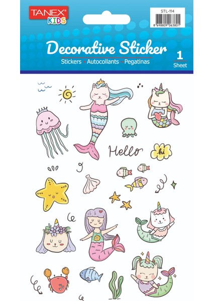 Deniz Kızı Laklı Etiket STL-114