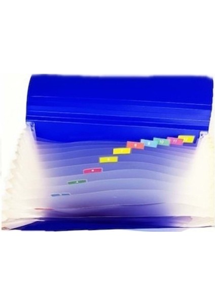 A4 13 Bölmeli Körüklü Dosya Kırmız Renk fiyatları