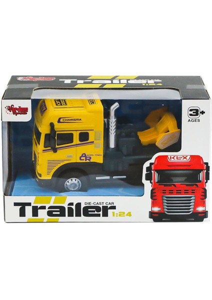 KLX600-344 Sürtmeli Işıklı Müzikli Çekici Tır Kafası 1:24 -Vardem Oyuncak modelleri