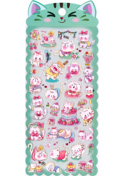 Puffy Sevimli Kedi Serisi TNX-28908