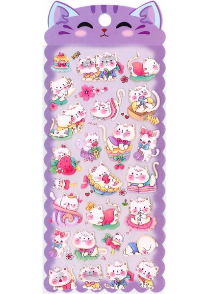 Puffy Sevimli Kedi Serisi TNX-28910