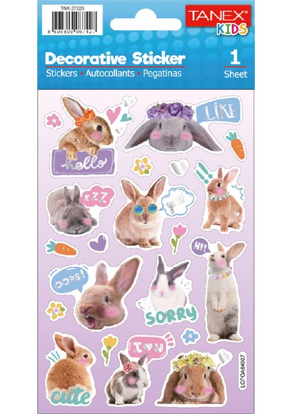 Puffy Instagram Tavşanları Serisi TNX-27226