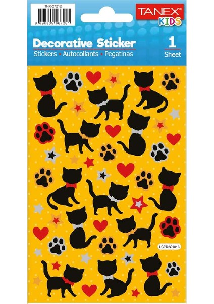 Puffy Kara Kedicikler Serisi TNX-27212