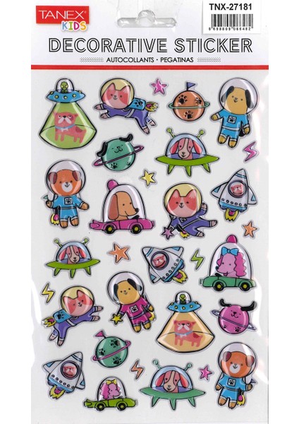 Puffy Astranot Köpekler Serisi TNX-27181