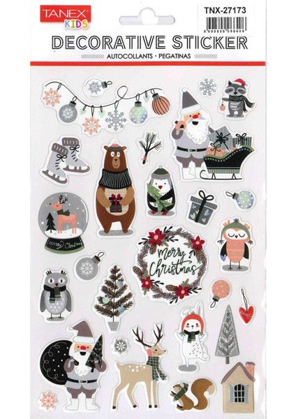 Yılbaşı Geyik ve Ayıları Serisi TNX-27173