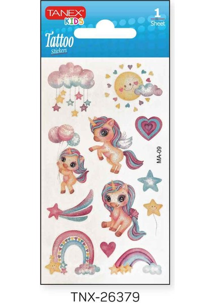 7X12MM Unicorn Simli Mini Tatoo TNX-26379