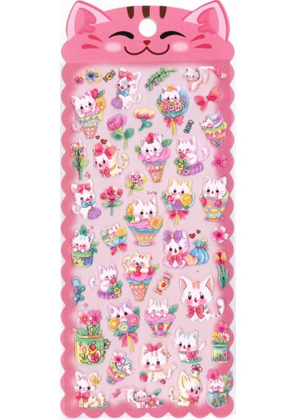 Puffy Sevimli Kedi Serisi TNX-28907