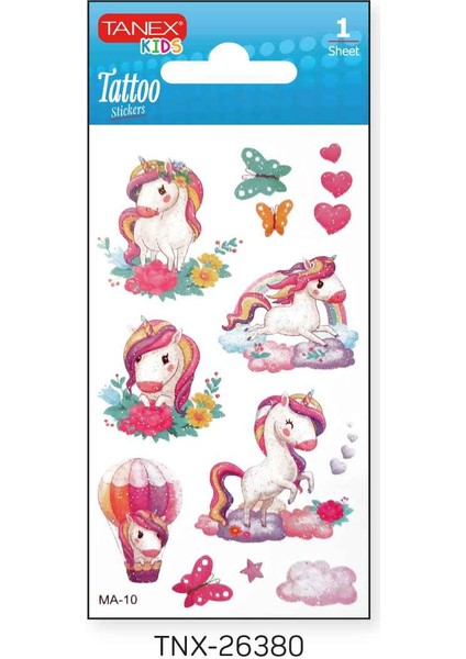 7X12MM Unicorn Simli Mini Tatoo TNX-26380