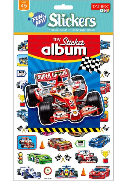 Yarış Arabası Albüm Serisi TNX-25456