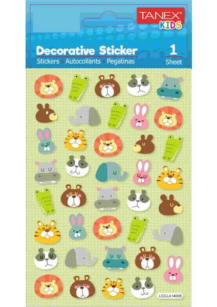 Sevimli Aslan Serisi Etiketi TNX-25155