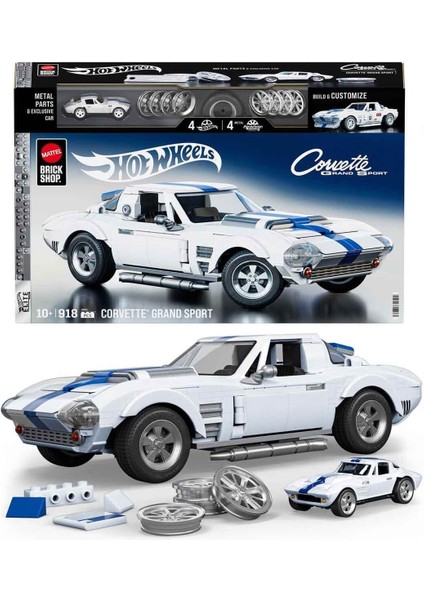 Elite Serisi Corvette Grand Sport Araba 918 Parça Yapım Seti JGR31