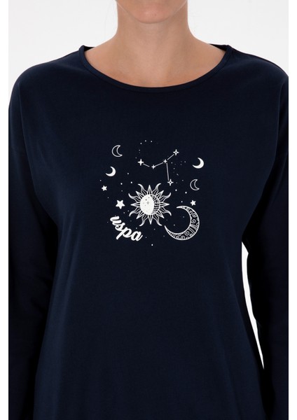 Kadın Lacivert Pijama Takım 50318920-VR033