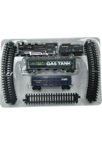 FF-1601C Işıklı ve Sesli 18PCS Klasik Tren -Vrd Kız Erkek Çocuk Oyuncak Eğitici Oyuncaklar modelleri