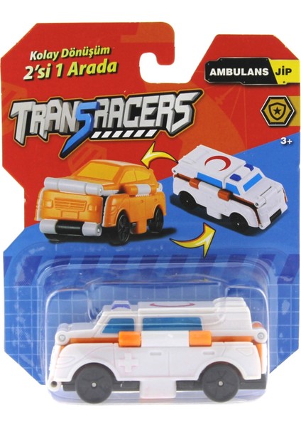 Transracers Dönüşen Arabalar Ambulans / Jip Kız Erkek Çocuk Oyuncak Eğitici Oyuncaklar modelleri