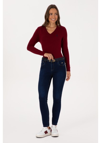 Kadın Koyu Mavi Pantolon (Jean) 50317626-DN0023