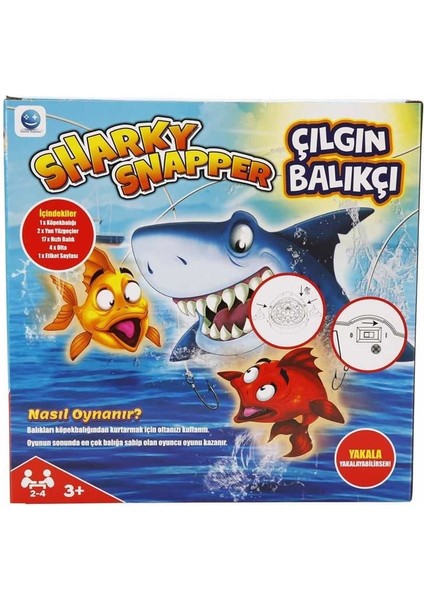 S00075471 Oyun Sharky Snapper Fishing Game -Sun Kız Erkek Çocuk Oyuncak Eğitici Oyuncaklar fiyatları