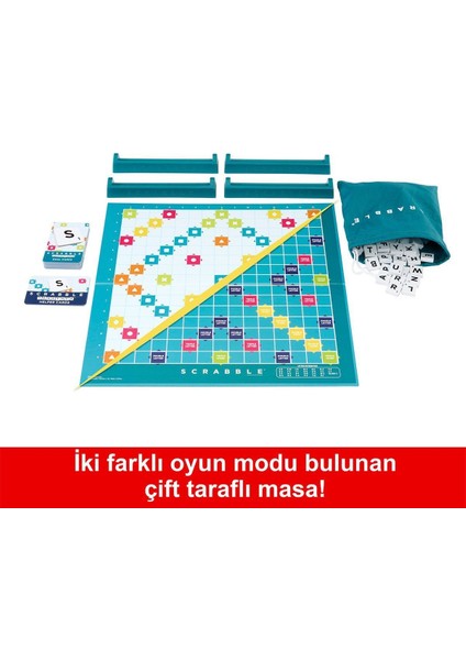 HXV98 Scrabble Orijinal Ikisi Bir Arada Türkçe Kız Erkek Çocuk Oyuncak Eğitici Oyuncaklar modelleri