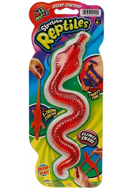 0429 Sun-Jru-Kartelalı Yılan Kertenkele Timsah Streç -1ADET Stokta Gönderilir Kız Erkek Çocuk Oyunca indirimleri