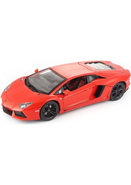 Bburago 1:18 Lamborghini Aventador LP700-4 Turuncu Model Araba Kız Erkek Çocuk Oyuncak Eğitici Oyunc