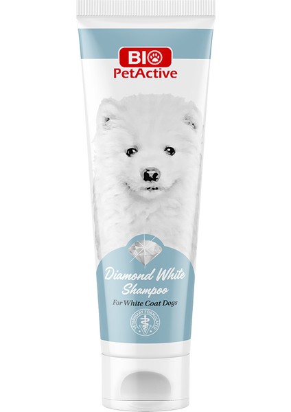 Bio Petactive Diamond Beyaz Tüylü Köpek Şampuanı 250 Ml.