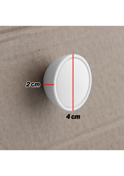 Tek Vidalı 10 Adet Beyaz Renk Polimer Düğme Kulp Bombeli Dolap Mobilya Dolap Çekmece Kulpu Kulbu modelleri