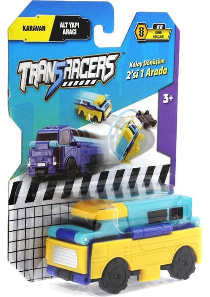 Transracers Dönüşen Araçlar Karavan / Alt Yapı Aracı Kız Erkek Çocuk Oyuncak Eğitici Oyuncaklar fiyatları