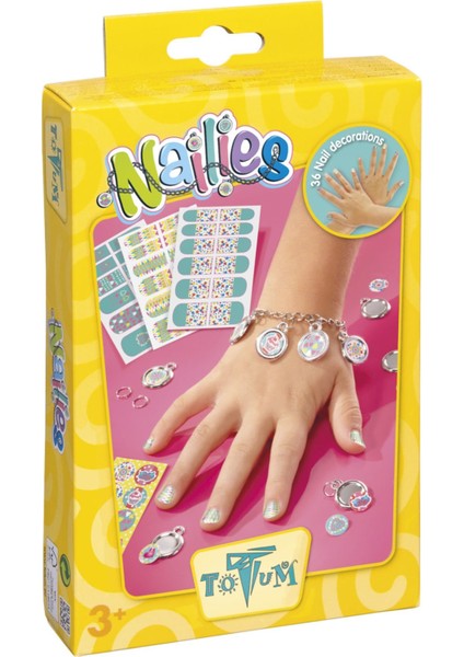 Tırnak ve Zincir Tasarım Tasarım Seti Kız Erkek Çocuk Oyuncak Eğitici Oyuncaklar