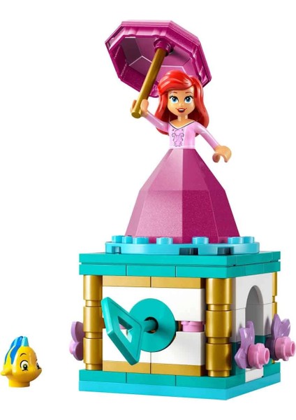 LEGO Disney Princess Dönen Ariel 43259 Kız Erkek Çocuk Oyuncak Eğitici Oyuncaklar