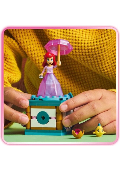 LEGO Disney Princess Dönen Ariel 43259 Kız Erkek Çocuk Oyuncak Eğitici Oyuncaklar fırsatları