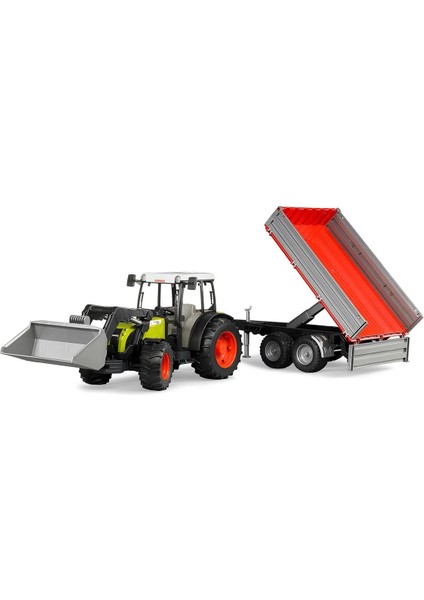Bruder Claas Nectis 267F Traktör ve Römork BR02112 Kız Erkek Çocuk Oyuncak Eğitici Oyuncaklar
