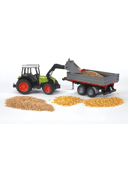 Bruder Claas Nectis 267F Traktör ve Römork BR02112 Kız Erkek Çocuk Oyuncak Eğitici Oyuncaklar indirimleri