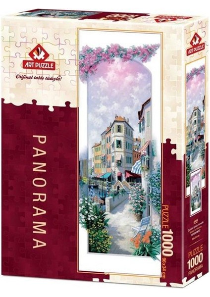 4484 Art Puzzle Çiçekler Içinde Venedik 1000 Parça Panorama Puzzle Kız Erkek Çocuk Oyuncak Eğitici O