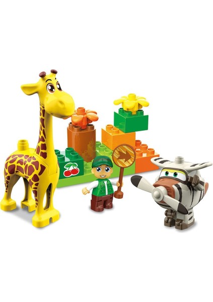 Harika Kanatlar 15 Parça Blok Bello'nun Yağmur Ormanı Kız Erkek Çocuk Oyuncak Eğitici Oyuncaklar