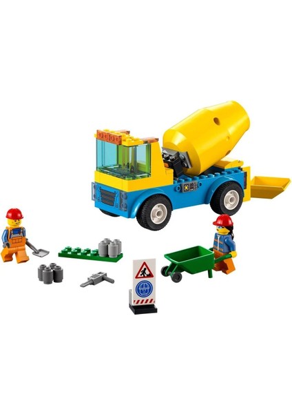 60325 Lego® City - Beton Mikseri, 85 Parça, +4 Yaş Kız Erkek Çocuk Oyuncak Eğitici Oyuncaklar fiyatları