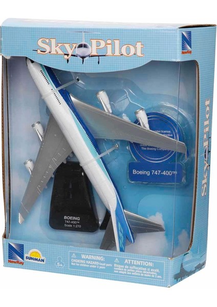 1:240/1:270 Sky Pilot Boeing Model Yolcu Uçağı Kız Erkek Çocuk Oyuncak Eğitici Oyuncaklar